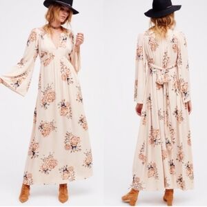 Free People Wild Laurel Floral Maxi Small